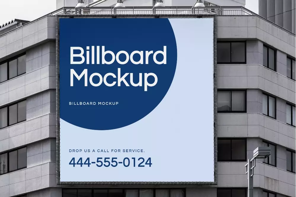 Building Billboard Mockup — Mockup Zone